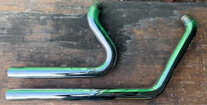 Santee uitlaten twincam softail, Motoren, Onderdelen | Harley-Davidson, Gebruikt, Ophalen of Verzenden