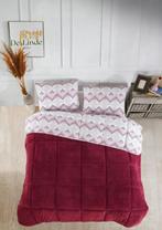 Dekbed, Dubbelzijdig, Bordeaux, Wasbaar, incl. Kussensloop, Overige maten, ., De Linde Home, Nieuw