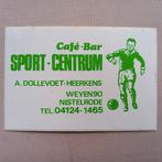 Oude sticker. Cafe-Bar SPORT-CENTRUM.  Nistelrode., Verzamelen, Stickers, Ophalen of Verzenden, Zo goed als nieuw, Sport