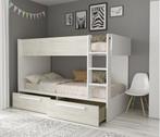 Jules stapelbed met twee lades - 90x200 - Wit