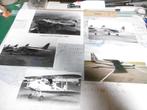 8 Belgische militairen (originele) vliegtuigen uit de jaren, Verzamelen, Luchtvaart en Vliegtuigspotten, Zo goed als nieuw, Kaart, Foto of Prent
