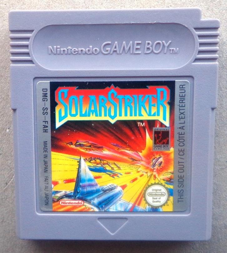 Solar Striker voor de Nintendo Gameboy, Spelcomputers en Games, Games | Nintendo Game Boy, Gebruikt, 1 speler, Vanaf 3 jaar, Ophalen of Verzenden