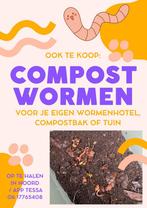 compostwormen, wormencompost, wormen, compost, Tuin en Terras, Aarde en Mest, Compost, Ophalen