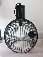 Grote Zwarte Metalen Hanglamp, Ophalen of Verzenden, Zo goed als nieuw, Metaal, 50 tot 75 cm