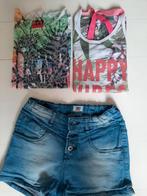 Setje: korte jeans broek van Tumble'n Dry + 2 tops, Kinderen en Baby's, Kinderkleding | Maat 152, Tumbl ‘n dry, Meisje, Ophalen of Verzenden