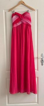 Jane norman lange jurk galajurk maxidress fuchsia roze 38 M, Maat 38/40 (M), Galajurk, Ophalen of Verzenden, Zo goed als nieuw