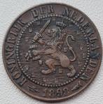 2 1/2 cent 1898, Postzegels en Munten, Koningin Wilhelmina, Overige waardes, Ophalen of Verzenden, Losse munt