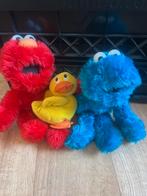 Elmo, Koekiemonster & Ernie Knuffels, Ophalen of Verzenden, Gebruikt, Overige typen