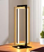 Led tafellamp van metaal (zwart met goud), Ophalen of Verzenden, Nieuw, Metaal, Minder dan 50 cm