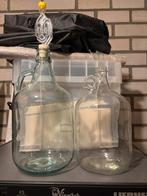 5 liter gistingsfles met waterslot (ongebruikt), Ophalen, Zo goed als nieuw, Glas, Pot, Bus of Blik