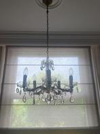 Antieke Kroonluchters met Kristallen Pegels - Set van 2, Ophalen of Verzenden