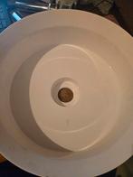 Keramische ronde wasbak voor opbouw, Ophalen, Zo goed als nieuw, Steen, Wastafel