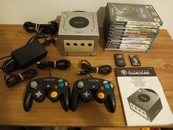 Gamecube met spellen, 2 controllers en geheugenkaart beschikbaar voor biedingen