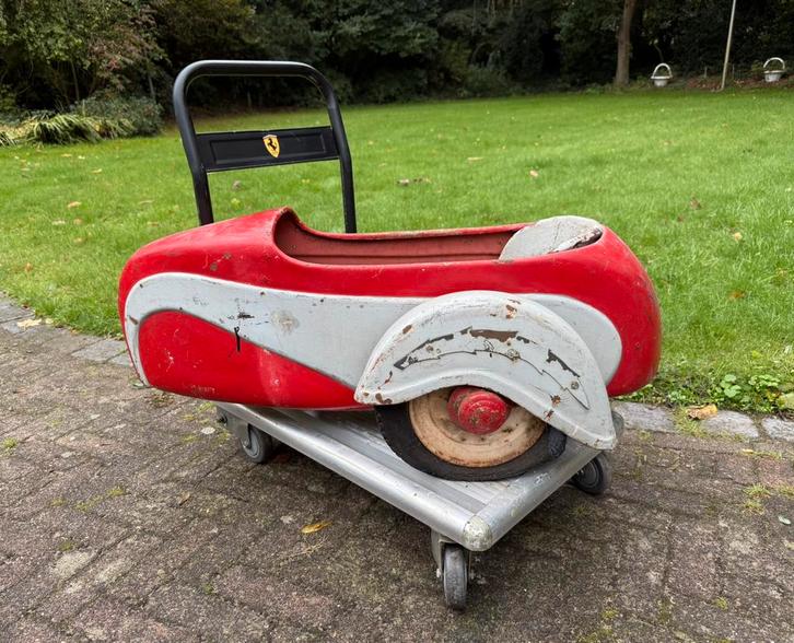Metalen L’Autopede Zijspan Kermis Motortje, Verzamelen, Automaten | Overige, Gebruikt, Ophalen