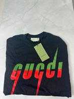 Gucci T-shirt Groen/Rood Logo - Nieuw, Ophalen of Verzenden, Nieuw, Maat 48/50 (M), Zwart