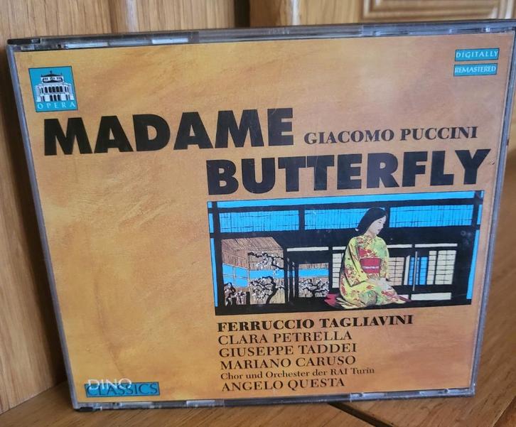 Madame Butterfly - Ferruccio Tagliavini/Giuseppe Taddei/1953, Cd's en Dvd's, Cd's | Klassiek, Opera of Operette, Boxset, Ophalen of Verzenden