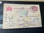 Briefkaart Nederlands Indie via Zurich 1915, Ophalen of Verzenden, Briefkaart