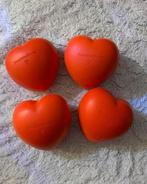 Rood Hartvormige Stressballen - Set van 4, Ophalen of Verzenden, Nieuw, Overige typen