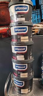 Wijzonol Wijzotex Muurverf RAL9005 Zwart nieuw!, Doe-het-zelf en Verbouw, Verf, Beits en Lak, Ophalen, Zwart, Nieuw, Verf