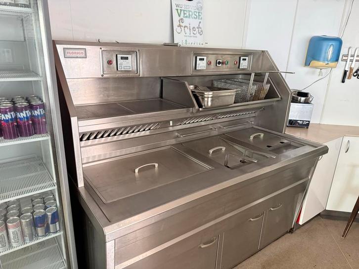 Florigo Hoogrendements Frituur - Aardgas, Zakelijke goederen, Horeca | Keukenapparatuur, Fornuis, Frituur en Grillen, Gebruikt