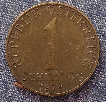 1 Schilling, Oostenrijk 1974 [5832]  [PoMuNi]	 beschikbaar voor biedingen