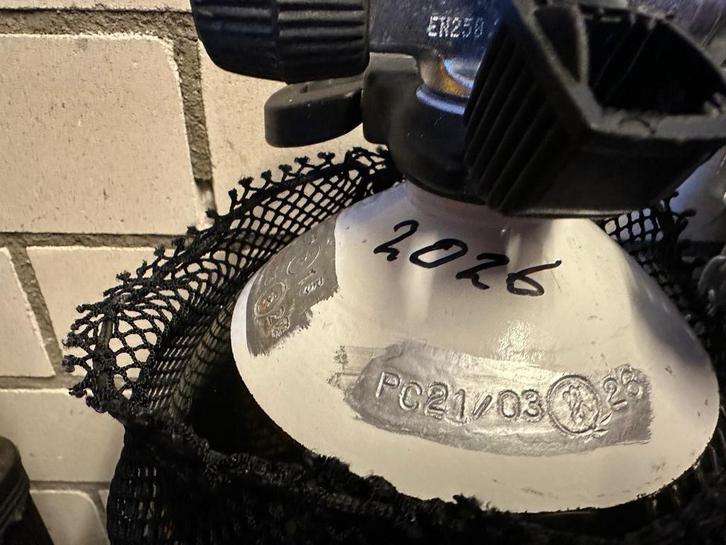 2 Duikflessen - Gekeurd tot 2026!, Watersport en Boten, Duiken, Gebruikt, Duikfles, Ophalen