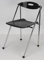 9x Sitland Artes Ouverture Design klapstoel 5x zwart 4x rood, Huis en Inrichting, Ophalen, Gebruikt, Zwart, Design