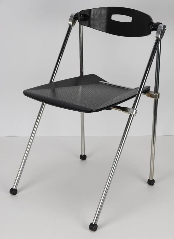 9x Sitland Artes Ouverture Design klapstoel 5x zwart 4x rood, Huis en Inrichting, Stoelen, Gebruikt, Vijf, Zes of meer stoelen