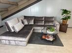 GRATIS LEVERING Croco Velvet Hoekbank 265x250 GEREINIGD, Huis en Inrichting, Banken | Bankstellen, 250 tot 300 cm, Ophalen of Verzenden
