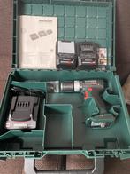 Metabo boormachine 18v compleet, Doe-het-zelf en Verbouw, Gereedschap | Boormachines, Ophalen of Verzenden, Zo goed als nieuw