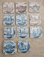 Antieke bijbelse tegels met bijzondere voorstelling, Antiek en Kunst, Ophalen of Verzenden