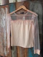 Mooie zalmroze top met tule, Kleding | Dames, Maat 38/40 (M), Verzenden, Nieuw, CBR