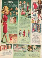 Tressy - Sears Kerst catalogus pagina 1966 - overdruk, Verzamelen, Poppen, Verzenden, Nieuw, Overige typen