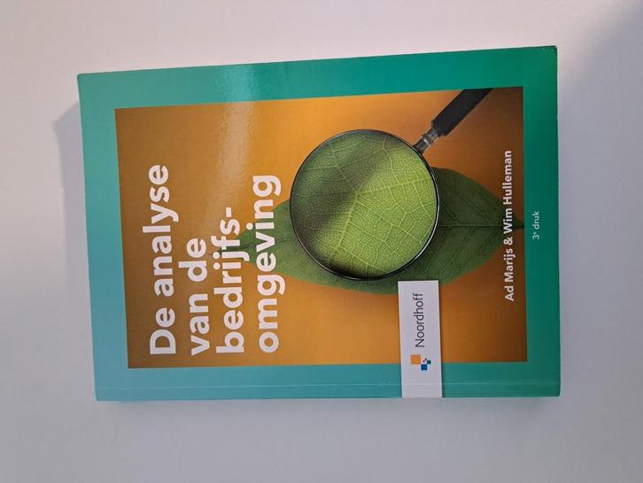 Ad Marijs - Analyse van de bedrijfsomgeving, Boeken, Economie, Management en Marketing, Zo goed als nieuw, Management, Ophalen of Verzenden