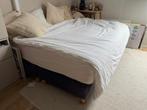 bed, Huis en Inrichting, Slaapkamer | Bedden, Ophalen, Gebruikt, Blauw, 140 cm
