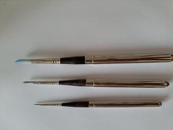 Escoda Perla Aquarel Reis Penselen Set, Hobby en Vrije tijd, Schilderen, Zo goed als nieuw, Penseel of Kwast, Ophalen of Verzenden