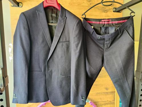 runway pak, marine blauw, Kleding | Heren, Kostuums en Colberts, Gedragen, Maat 48/50 (M), Blauw, Ophalen of Verzenden