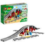 LEGO DUPLO treinbrug en rails 10872, Ophalen, Zo goed als nieuw, Complete set, Duplo