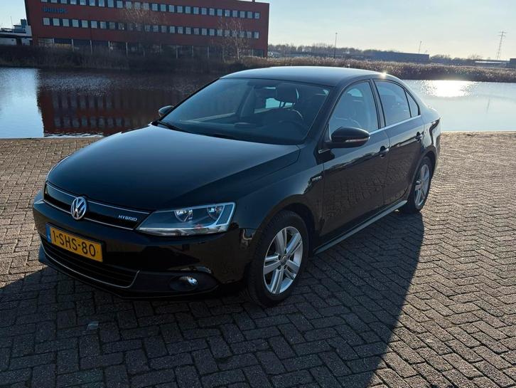 Volkswagen Jetta 1.4 TSI Hybrid 170pk 7-DSG 2013 Zwart, Auto's, Volkswagen, Particulier, Jetta, Bluetooth, Cruise Control, Parkeersensor
