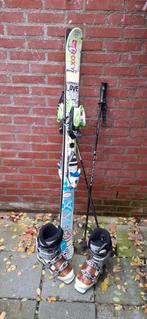 Ski set: Ski's, schoenen en stokken, Overige merken, 140 tot 160 cm, Gebruikt, Ophalen of Verzenden