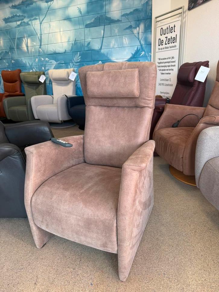 Als nieuw Luxe fauteuil Relaxfauteuil relax stoel Prominent, Huis en Inrichting, Fauteuils, Zo goed als nieuw, Stof, Ophalen of Verzenden