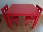 Ikea kindertafeltje met twee stoeltjes, Ophalen, Zo goed als nieuw, Tafel(s) en Stoel(en)