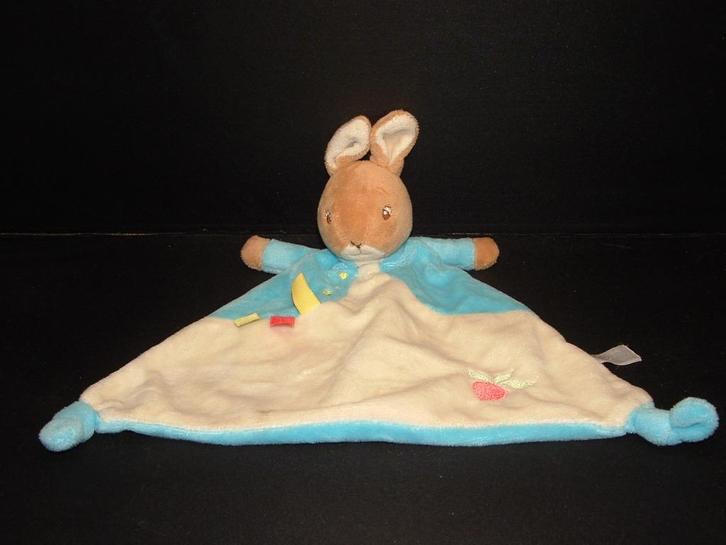 JEMINI KONIJN KNUFFELDOEKJE PETER RABBIT VELOURS, Kinderen en Baby's, Speelgoed | Knuffels en Pluche, Nieuw, Overige typen, Verzenden