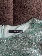 prachtige zachtgroene glitterjurk, Ophalen, Galajurk, Uit Engeland, Zo goed als nieuw