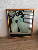 Vintage spiegel Kat en Vaas, Ophalen of Verzenden, Gebruikt, Overige typen