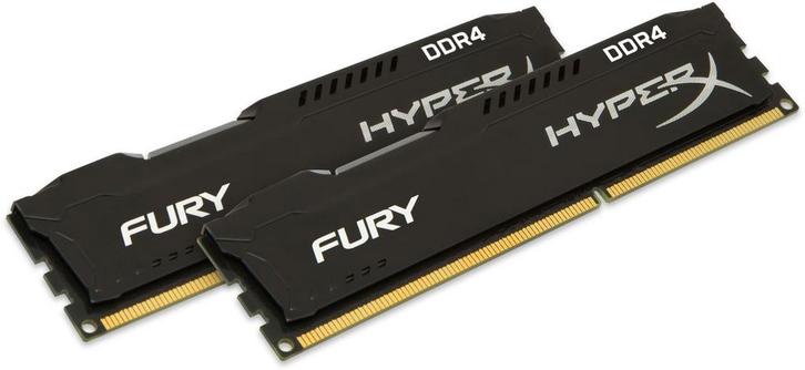 HyperX Fury 16GB (2x8GB) 2400MHz RAM, Computers en Software, RAM geheugen, Zo goed als nieuw, Desktop, 16 GB, DDR4, Ophalen of Verzenden