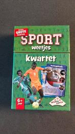 Sport weetjes kwartet, Verzamelen, Speelkaarten, Jokers en Kwartetten, Ophalen of Verzenden, Zo goed als nieuw, Kwartet(ten)