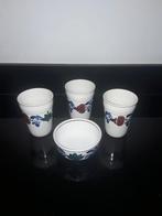 3 Oude Regout melkbekers& Sc Maestricht schaaltje Boerenbond, Verzenden, Overige typen, Zo goed als nieuw, Overige stijlen