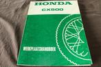 Honda CX500 werkplaats handboek CX 500 manual, Motoren, Handleidingen en Instructieboekjes, Ophalen of Verzenden, Honda