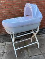 Shnuggle wieg ( grijs ) met standaard., Kinderen en Baby's, Babywiegjes en Ledikanten, Ophalen, Zo goed als nieuw, Wieg